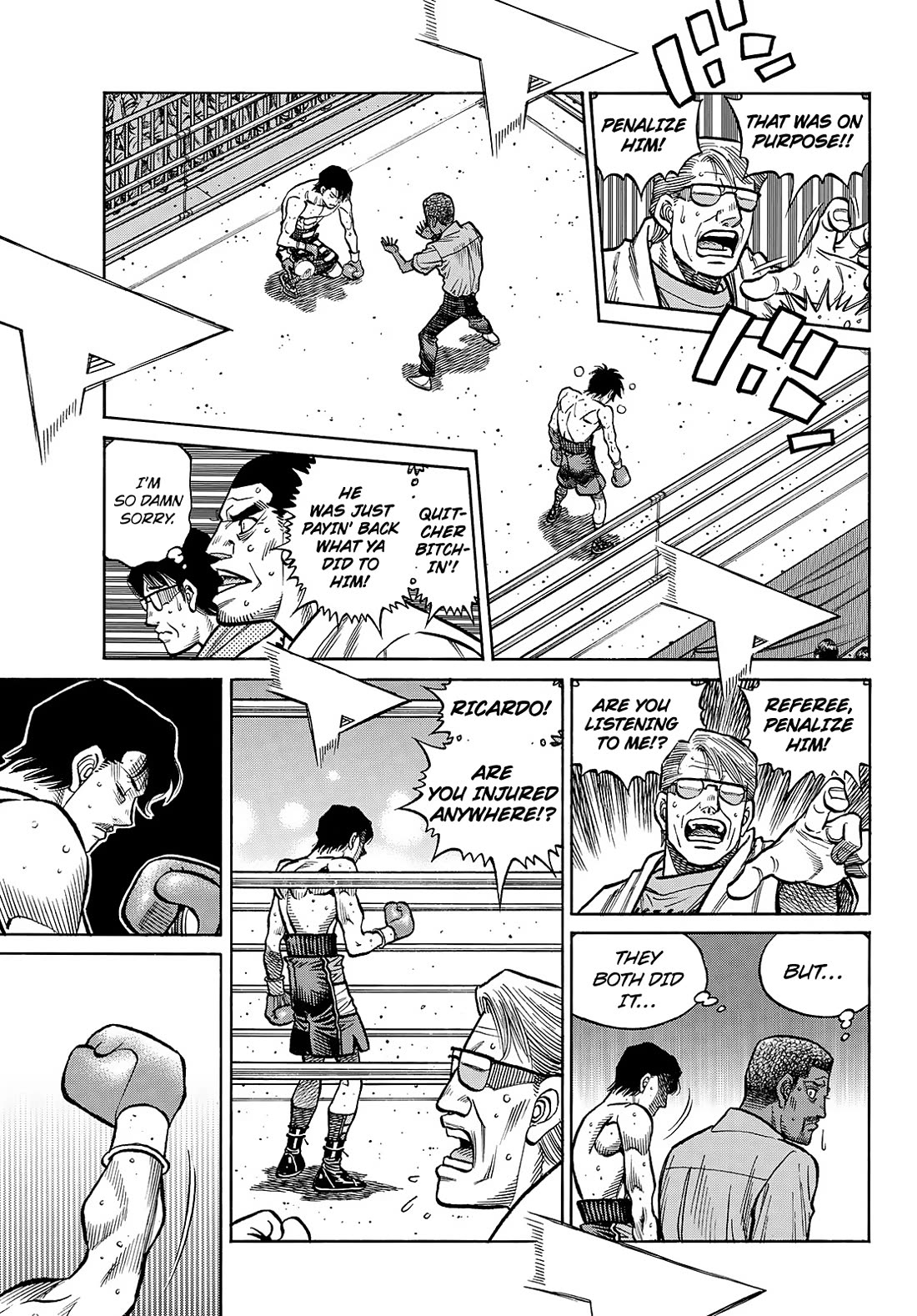 Hajime no Ippo Chapter 1506 page 8 - Chapter 1506: Clinch