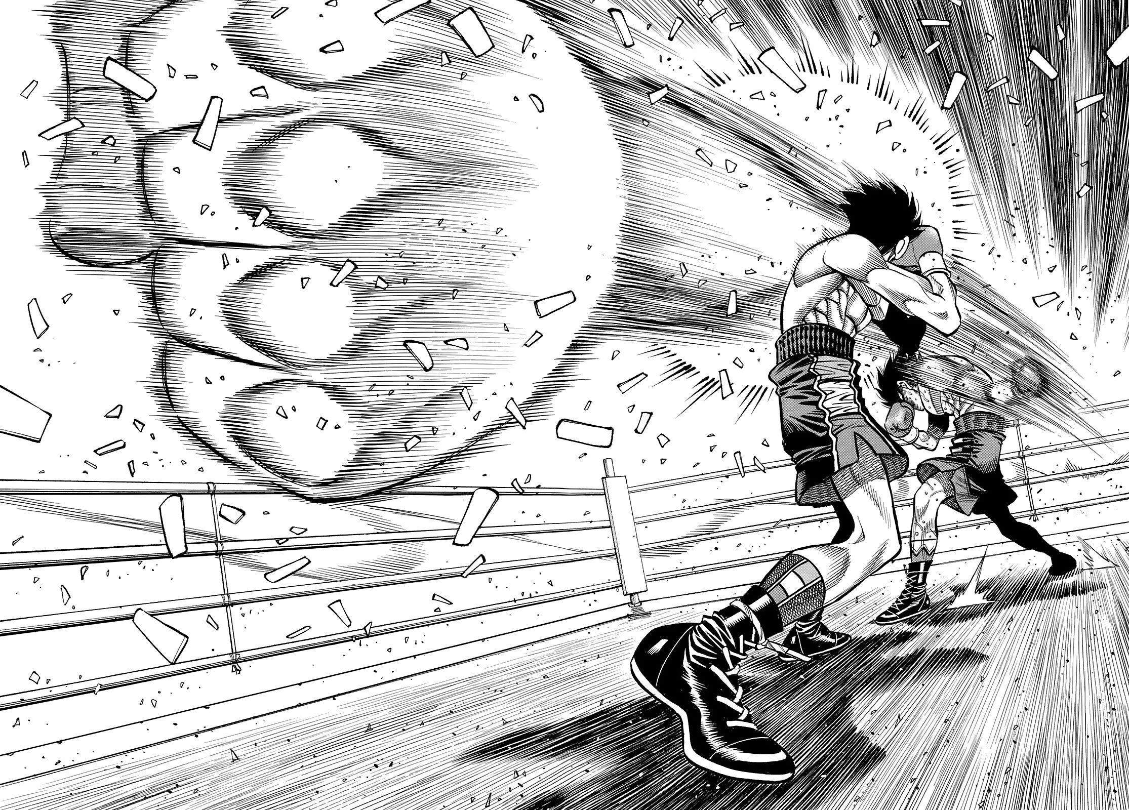 Hajime no Ippo Chapter 1508 page 3 - Chapter 1508 : Hit 'im Hit 'im
