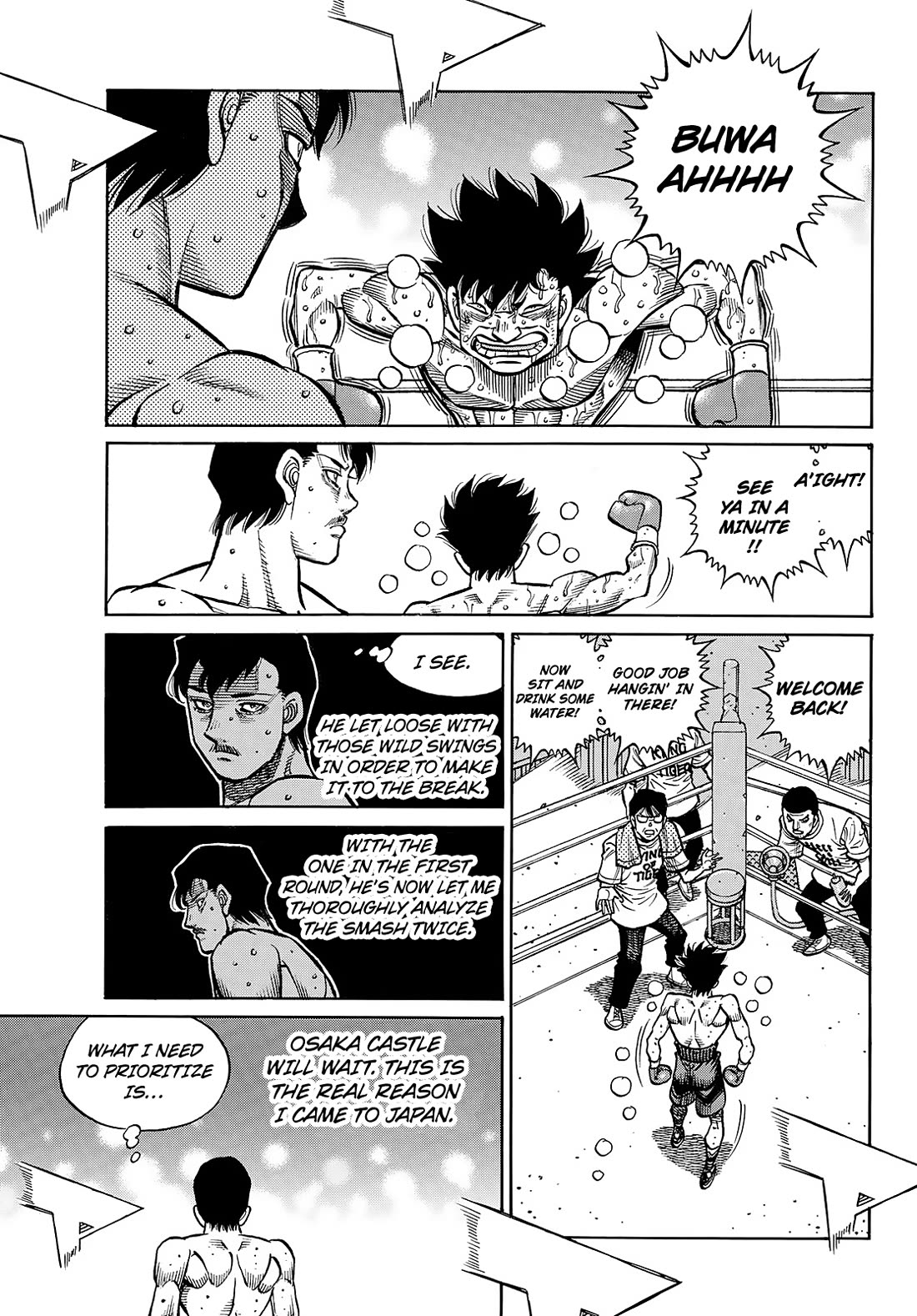 Hajime no Ippo Chapter 1508 page 7 - Chapter 1508 : Hit 'im Hit 'im