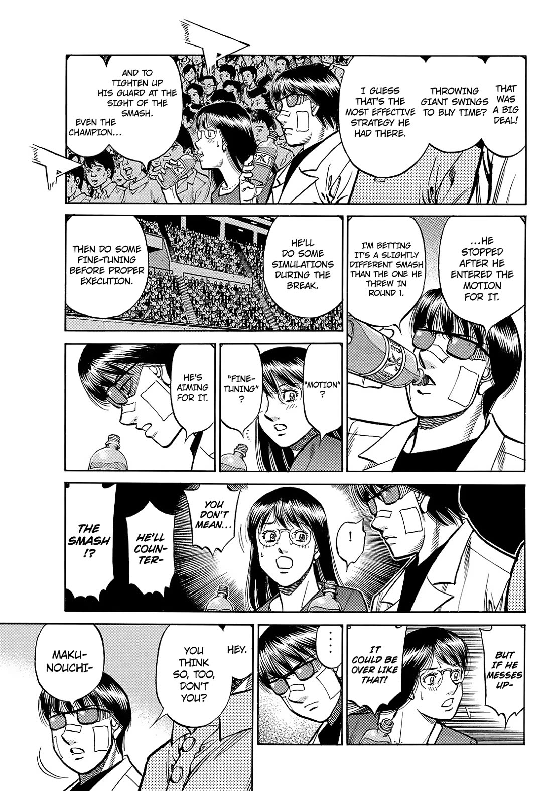 Hajime no Ippo Chapter 1508 page 9 - Chapter 1508 : Hit 'im Hit 'im