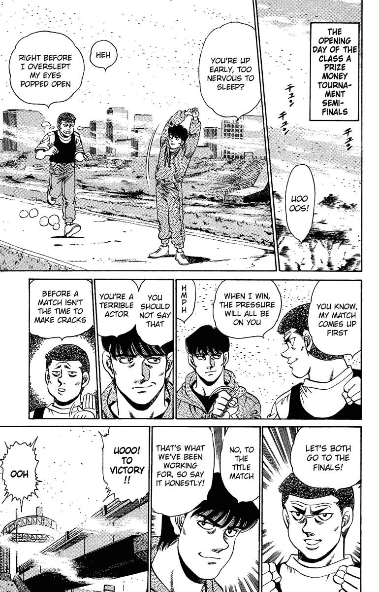 Hajime no Ippo Chapter 152.2 page 1 - Chapter 152 v2 : The Light and Shadow in the Ring