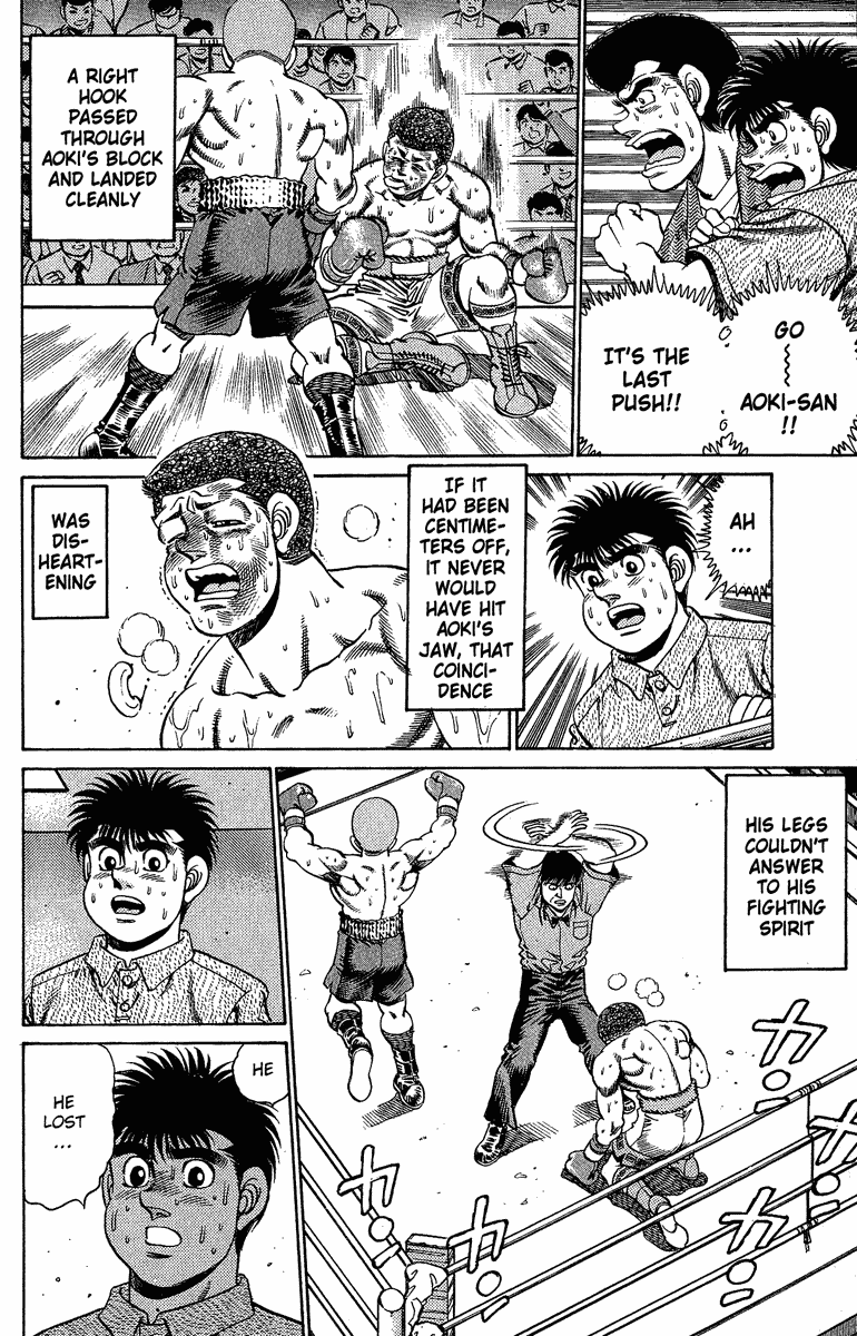 Hajime no Ippo Chapter 152.2 page 10 - Chapter 152 v2 : The Light and Shadow in the Ring