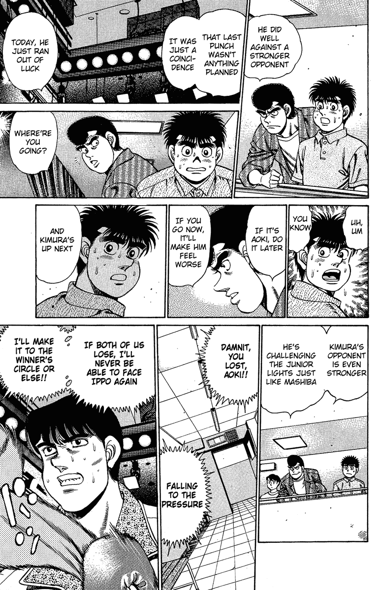 Hajime no Ippo Chapter 152.2 page 11 - Chapter 152 v2 : The Light and Shadow in the Ring