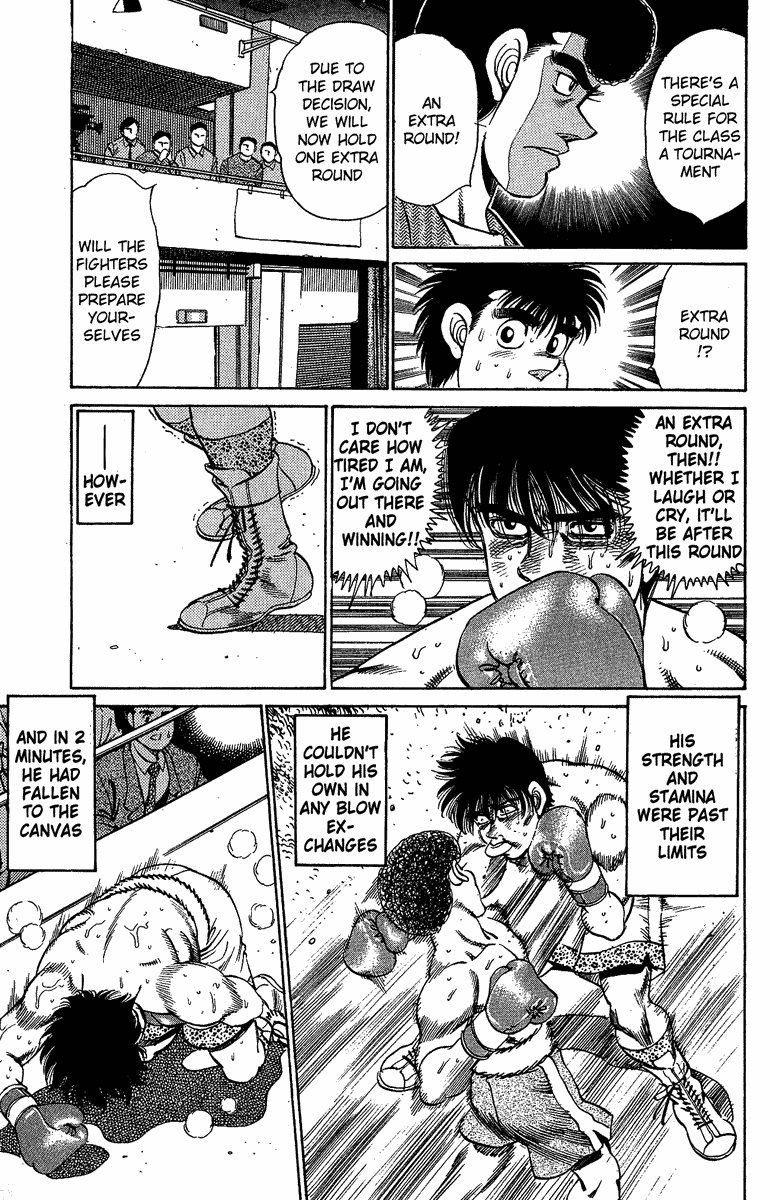Hajime no Ippo Chapter 152.2 page 17 - Chapter 152 v2 : The Light and Shadow in the Ring