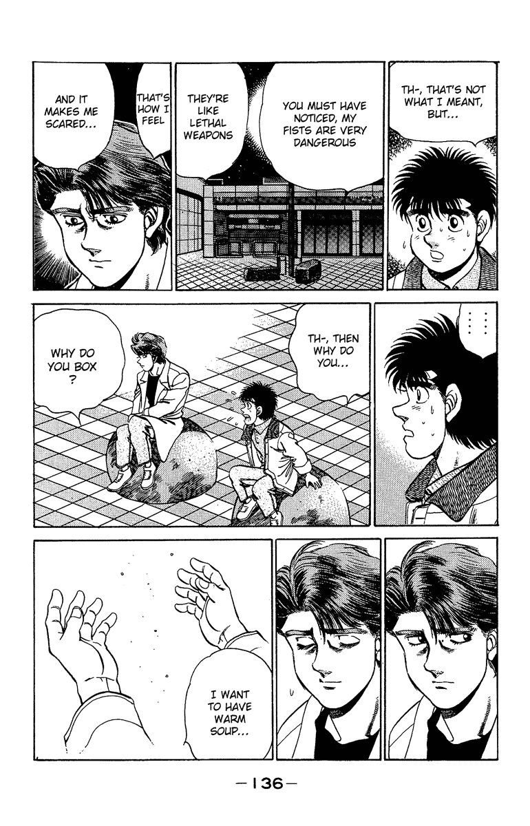 Hajime no Ippo Chapter 157.2 page 14 - Chapter 157 v2 : Warm Soup