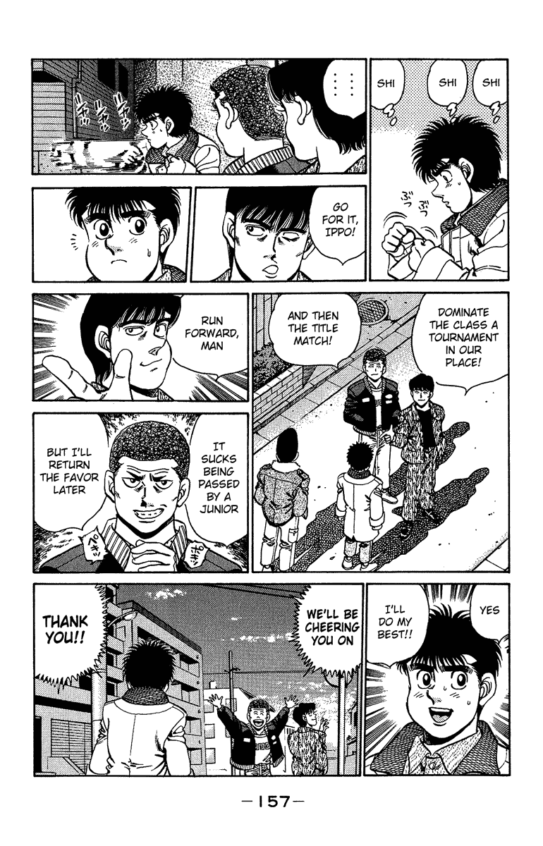 Hajime no Ippo Chapter 158.2 page 15 - Chapter 158 v2 : The Eve of the Class A Tournament Finals