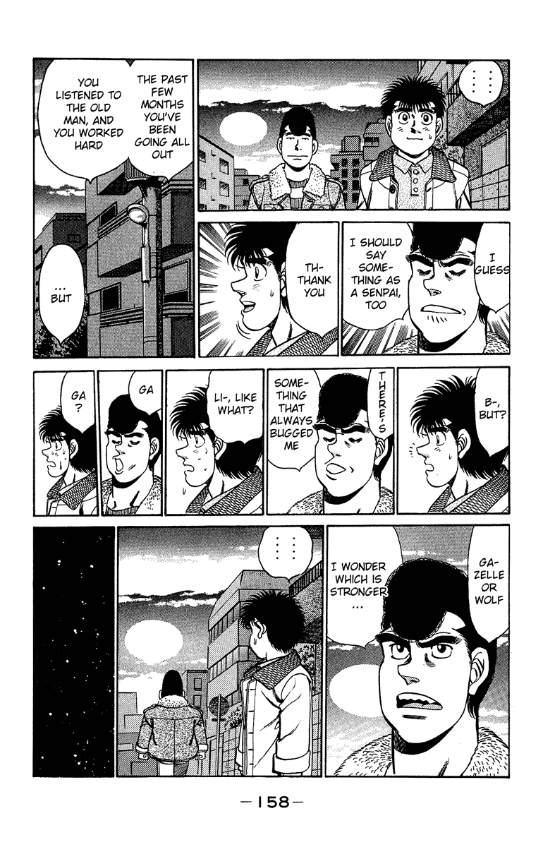 Hajime no Ippo Chapter 158.2 page 16 - Chapter 158 v2 : The Eve of the Class A Tournament Finals