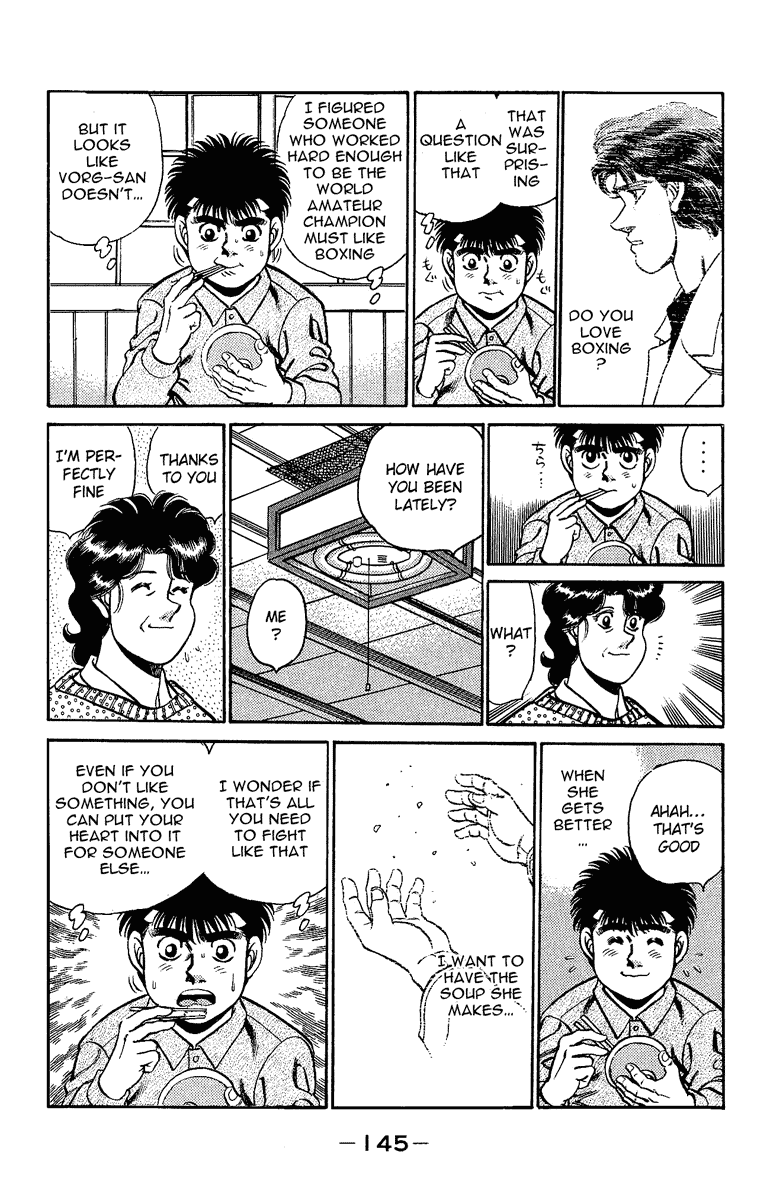 Hajime no Ippo Chapter 158.2 page 3 - Chapter 158 v2 : The Eve of the Class A Tournament Finals