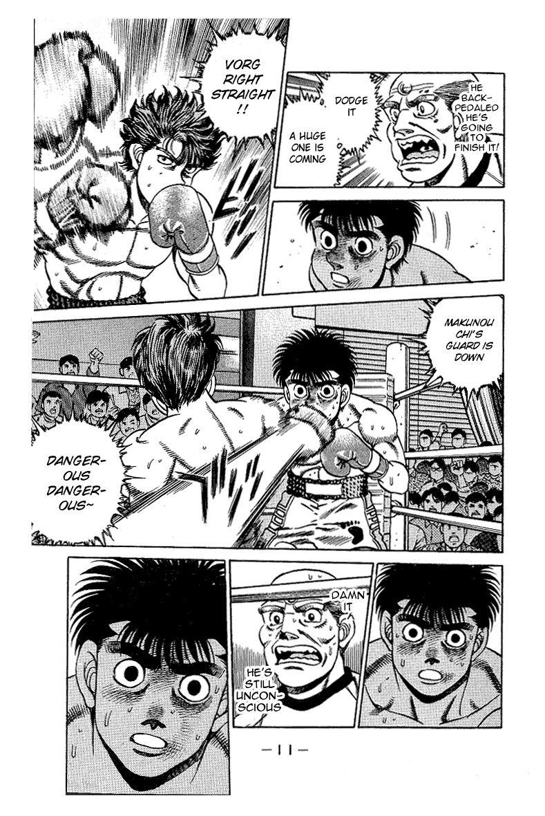 Hajime no Ippo Chapter 160.2 page 12 - Chapter 160 v2 : Can't Run