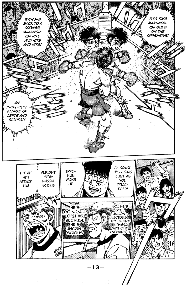 Hajime no Ippo Chapter 160.2 page 14 - Chapter 160 v2 : Can't Run