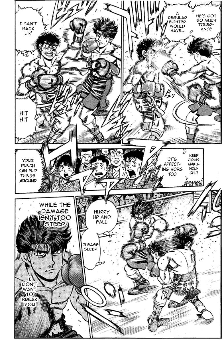Hajime no Ippo Chapter 161.2 page 13 - Chapter 161 v2 : The Wolf that Was Too Kind