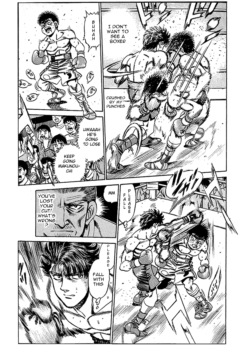 Hajime no Ippo Chapter 161.2 page 14 - Chapter 161 v2 : The Wolf that Was Too Kind