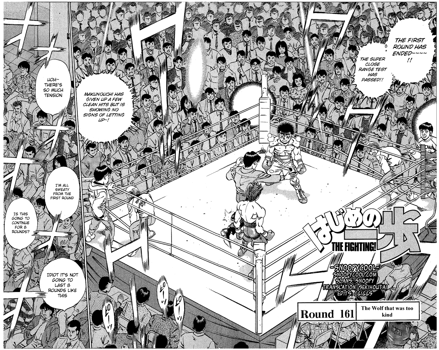 Hajime no Ippo Chapter 161.2 page 2 - Chapter 161 v2 : The Wolf that Was Too Kind