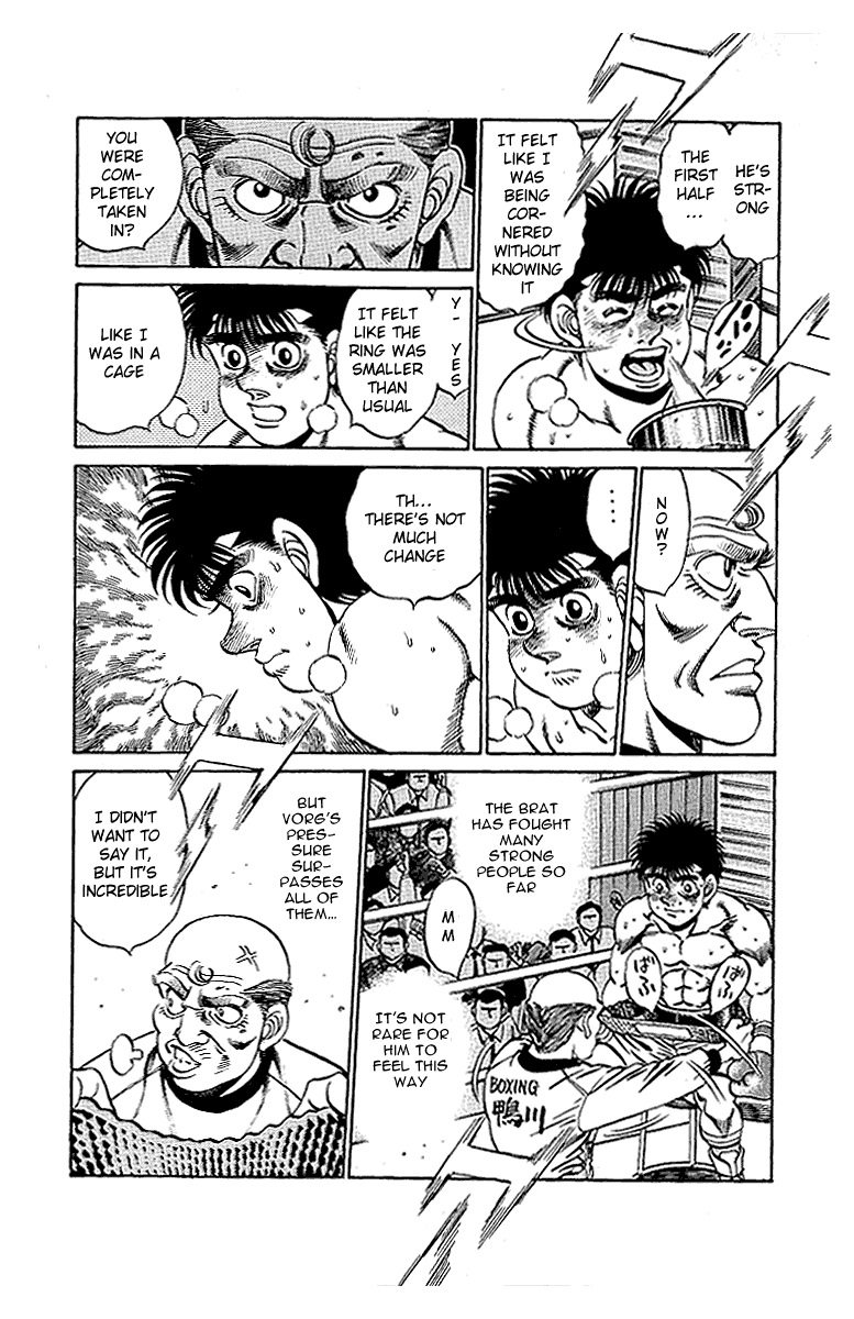 Hajime no Ippo Chapter 161.2 page 5 - Chapter 161 v2 : The Wolf that Was Too Kind
