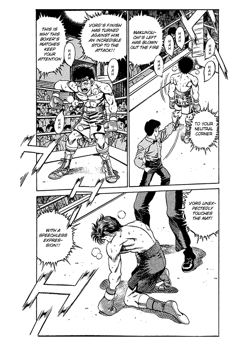 Hajime no Ippo Chapter 162.2 page 1 - Chapter 162 v2 : The Hunt Begins