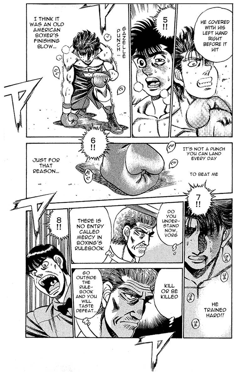 Hajime no Ippo Chapter 162.2 page 4 - Chapter 162 v2 : The Hunt Begins