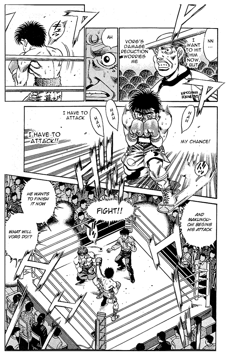 Hajime no Ippo Chapter 162.2 page 6 - Chapter 162 v2 : The Hunt Begins
