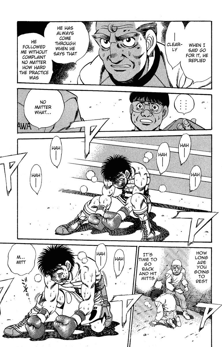 Hajime no Ippo Chapter 164.2 page 11 - Chapter 164 v2 : The Desperate Gazelle