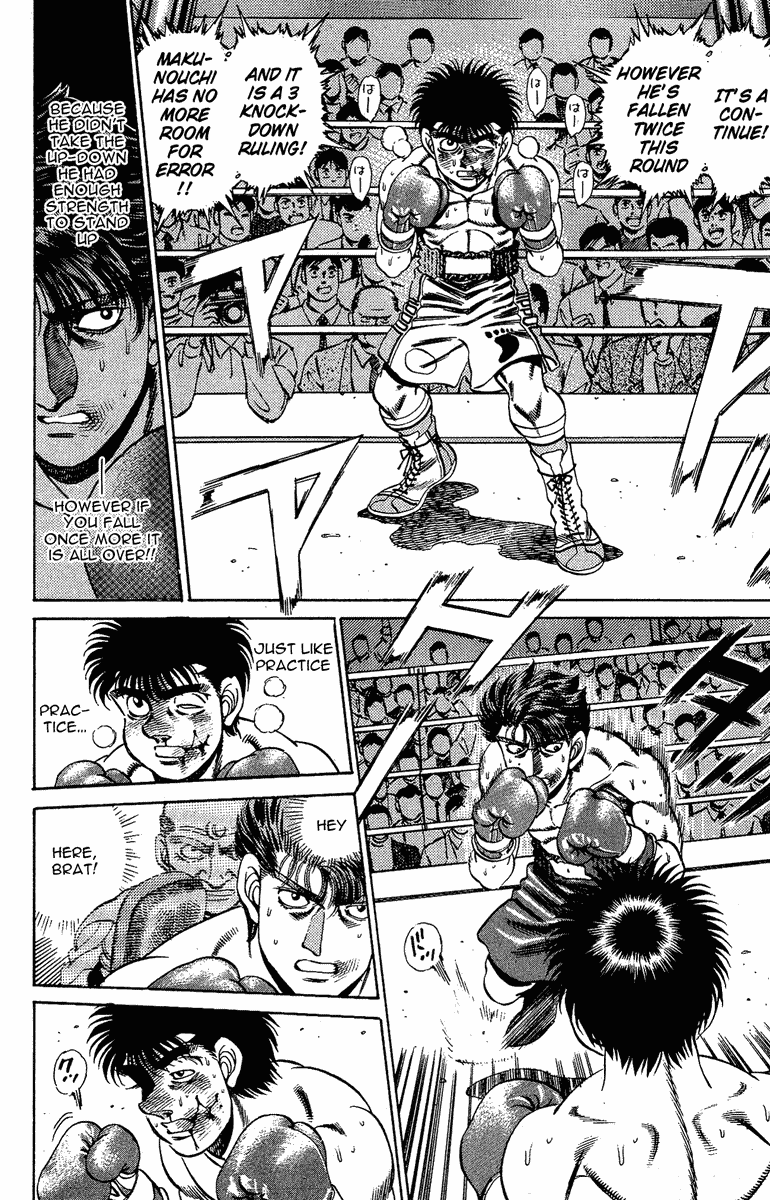 Hajime no Ippo Chapter 164.2 page 14 - Chapter 164 v2 : The Desperate Gazelle
