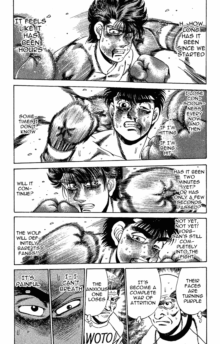 Hajime no Ippo Chapter 168.2 page 10 - Chapter 168 v2 : The Eternal War of Attrition