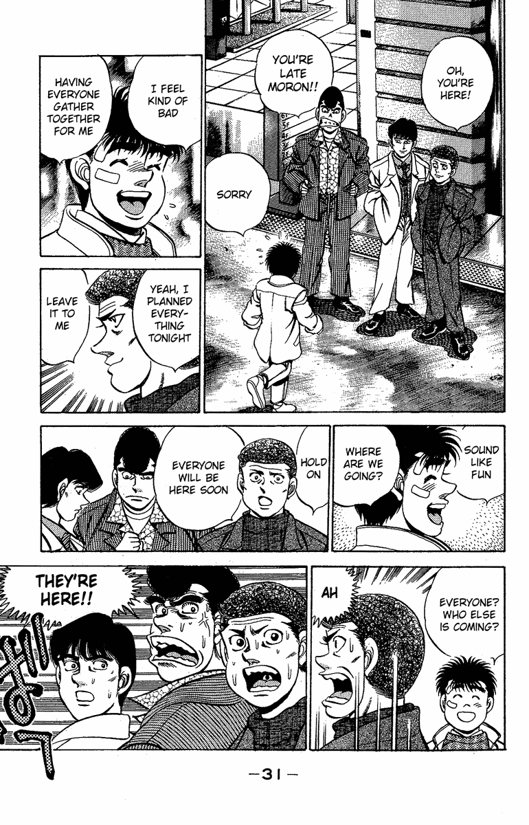 Hajime no Ippo Chapter 171.2 page 9 - Chapter 171 v2 : Between Dates and Being a Good Son