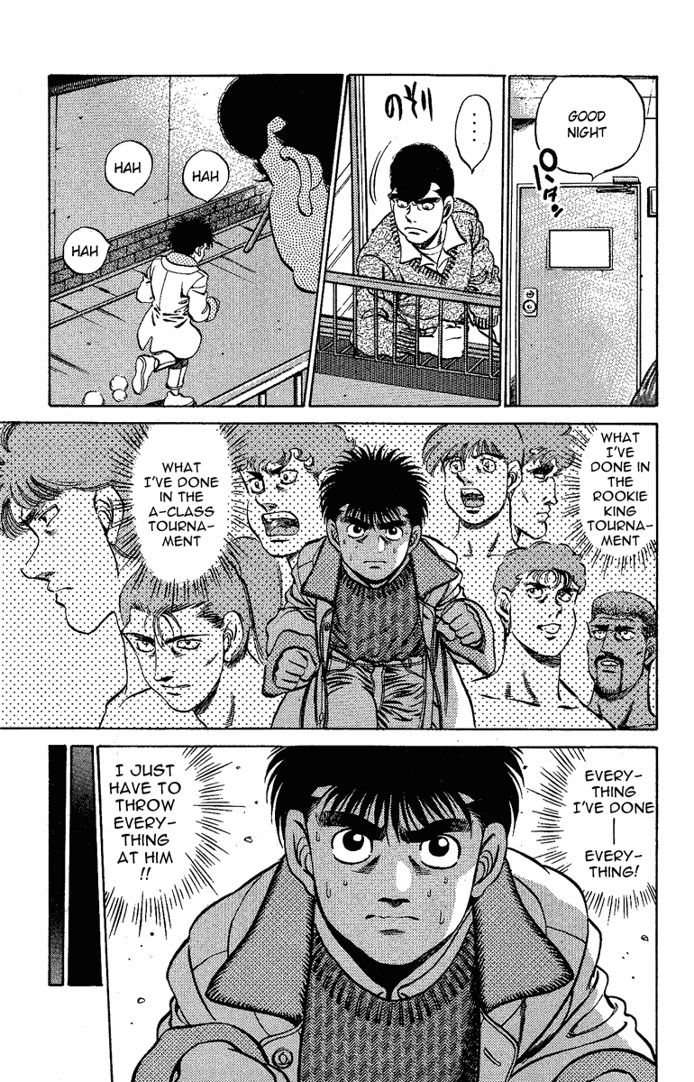 Hajime no Ippo Chapter 174.2 page 17 - Chapter 174 v2 : The Throbbing Reminder