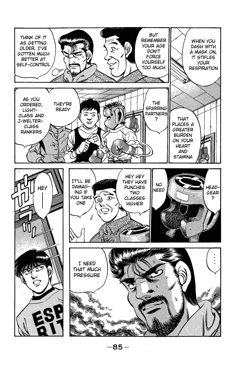 Hajime no Ippo Chapter 174.2 page 3 - Chapter 174 v2 : The Throbbing Reminder