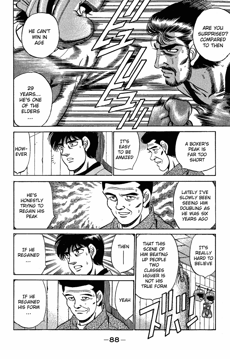 Hajime no Ippo Chapter 174.2 page 6 - Chapter 174 v2 : The Throbbing Reminder