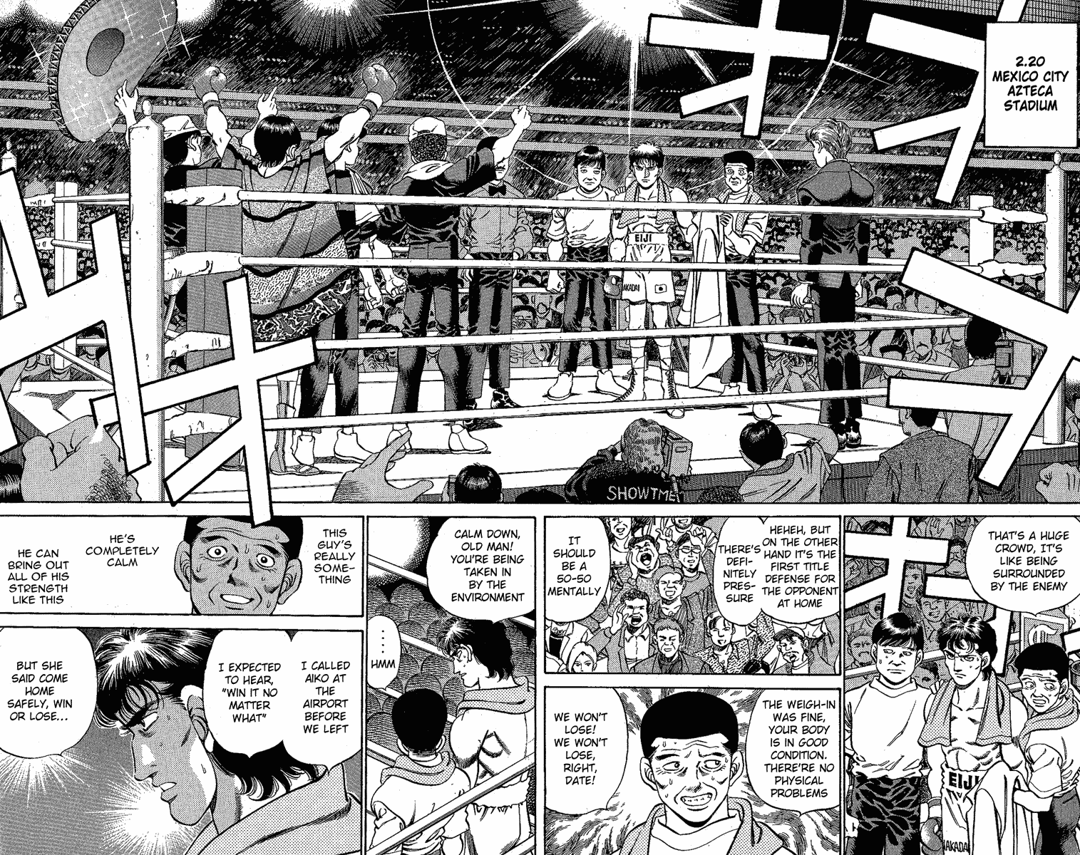 Hajime no Ippo Chapter 175.2 page 6 - Chapter 175 v2 : The Nightmare in Mexico