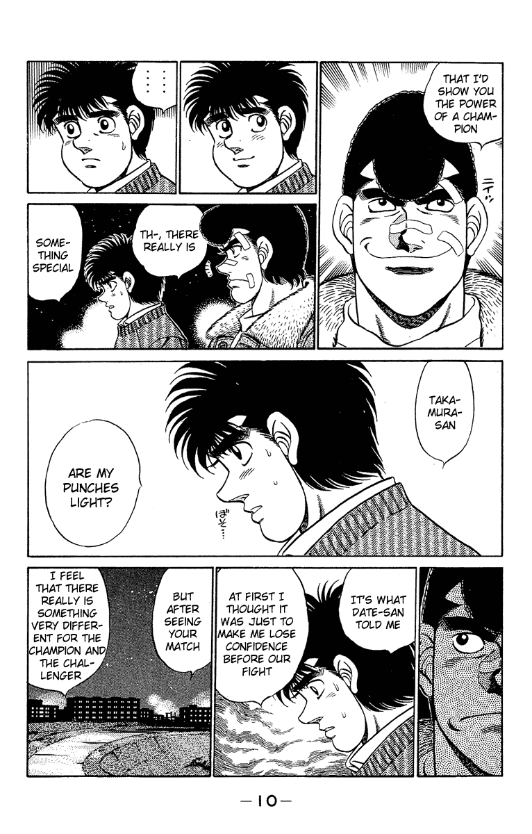 Hajime no Ippo Chapter 179.2 page 10 - Chapter 179 v2 : Collected Feelings