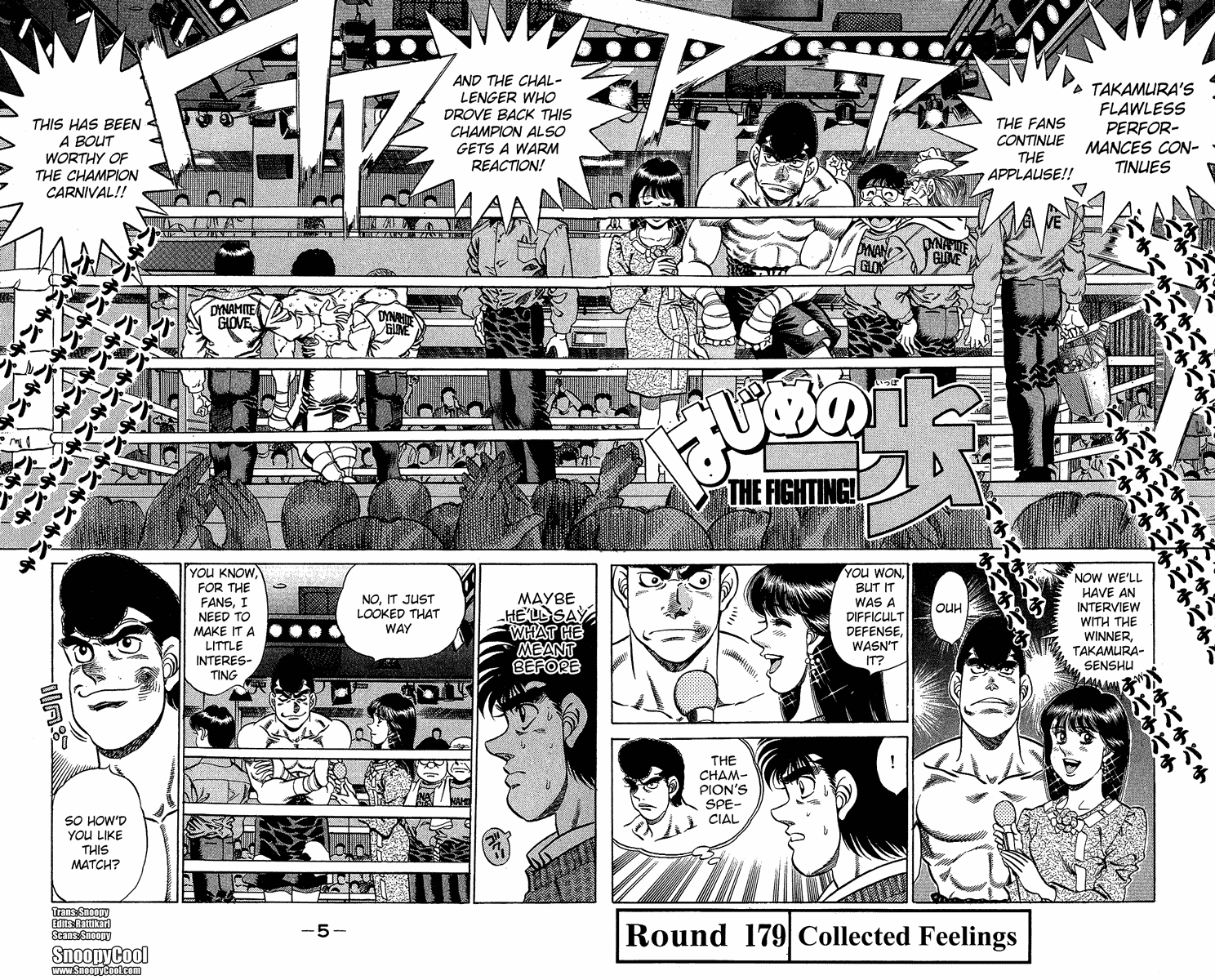 Hajime no Ippo Chapter 179.2 page 5 - Chapter 179 v2 : Collected Feelings