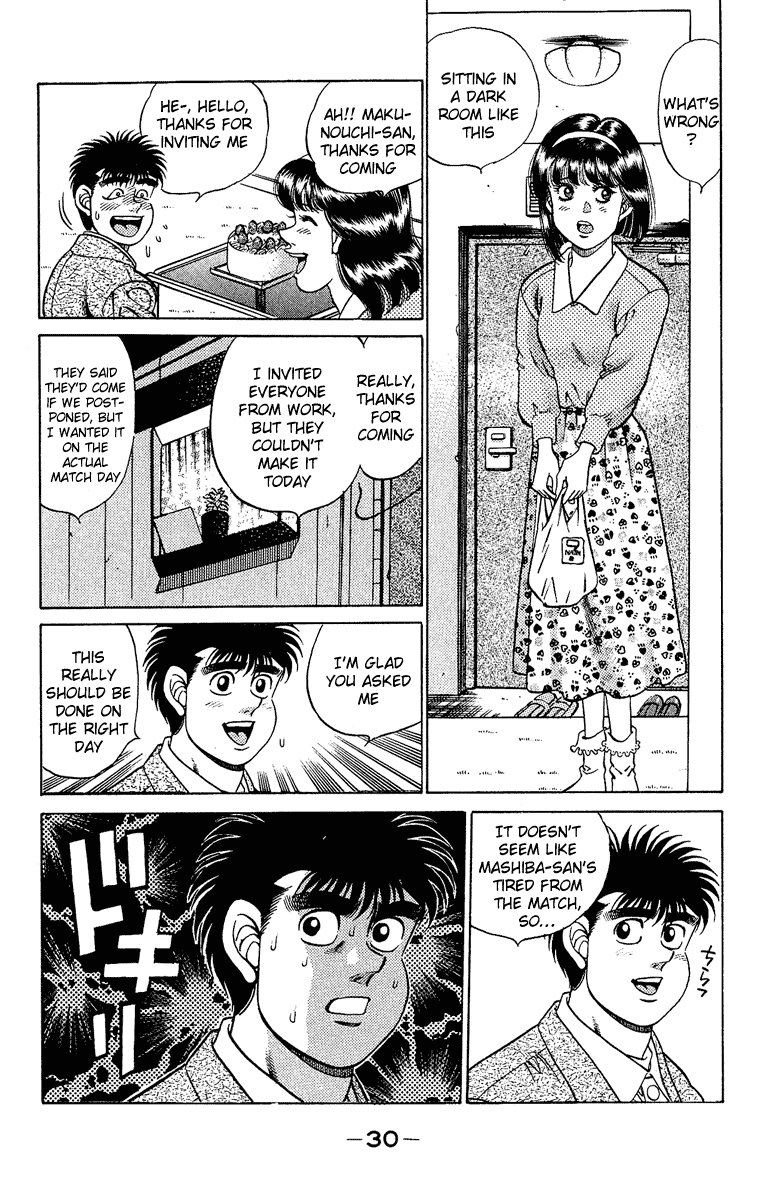Hajime no Ippo Chapter 180.2 page 10 - Chapter 180 v2 : Forehead Wrinkles