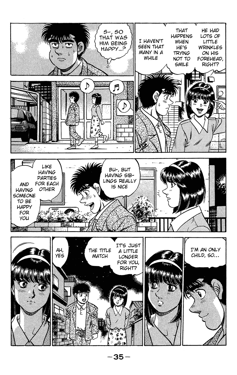 Hajime no Ippo Chapter 180.2 page 15 - Chapter 180 v2 : Forehead Wrinkles