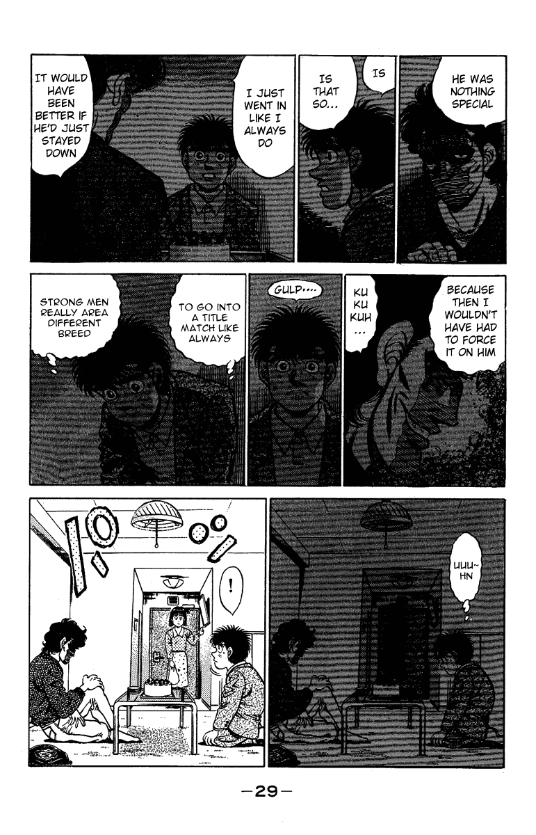 Hajime no Ippo Chapter 180.2 page 9 - Chapter 180 v2 : Forehead Wrinkles