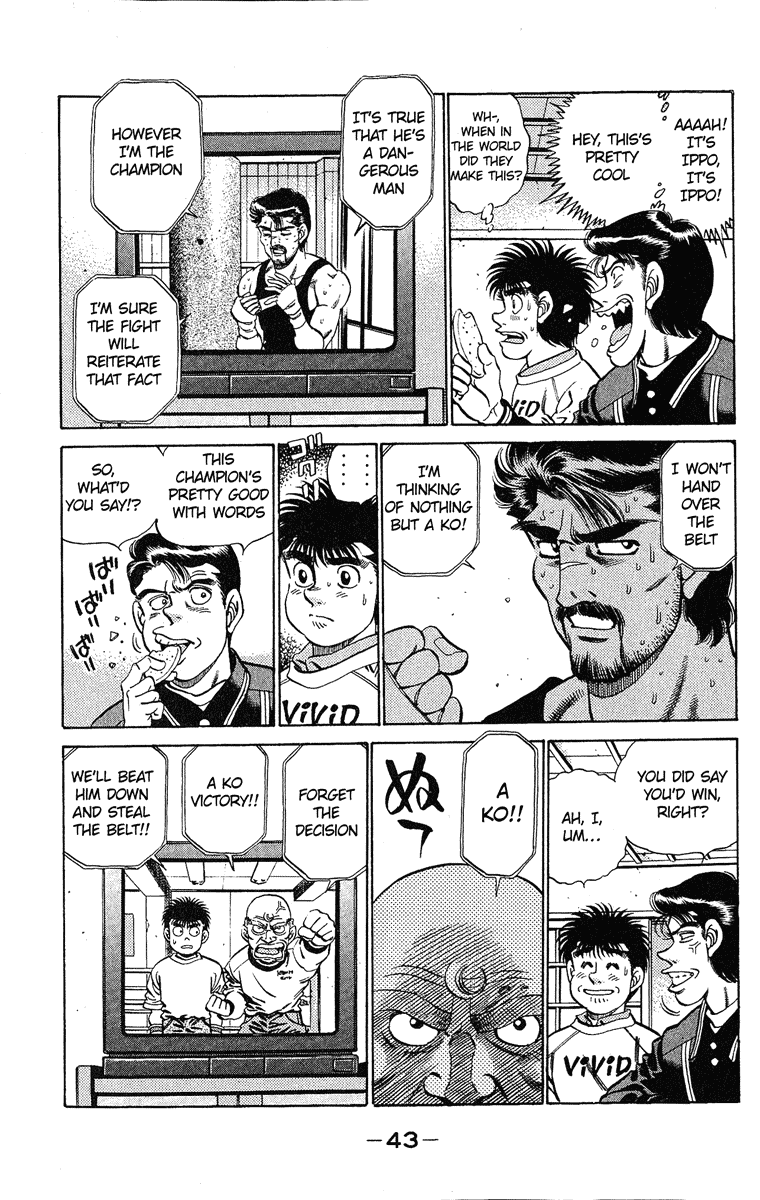 Hajime no Ippo Chapter 181.2 page 3 - Chapter 181 v2 : Secret Fight Plan