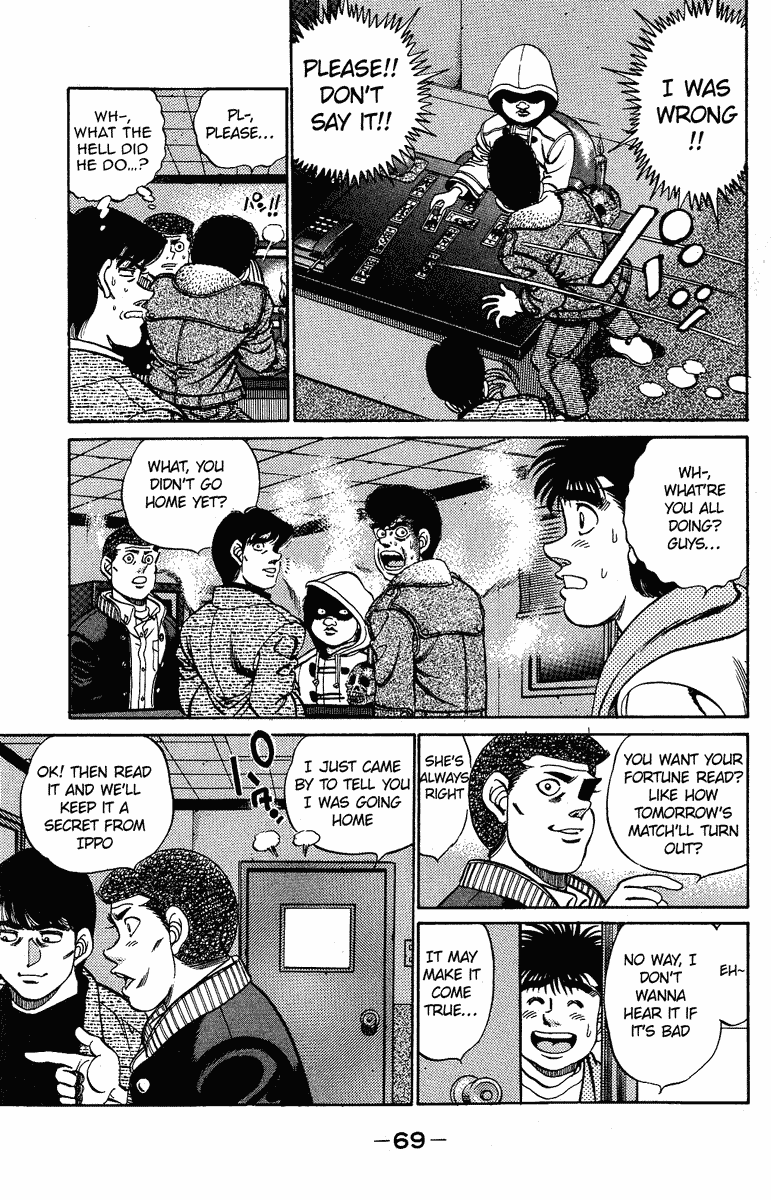Hajime no Ippo Chapter 182.2 page 9 - Chapter 182 v2 : Japanese Title Match Eve