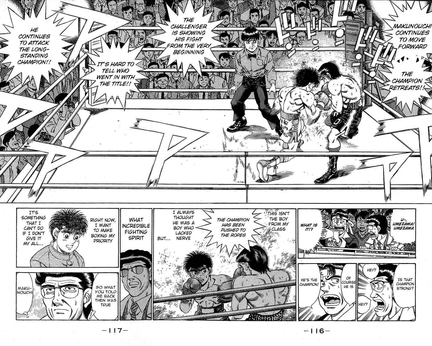Hajime no Ippo Chapter 184 page 15 - Chapter 184 v2 : Conversation of Fists