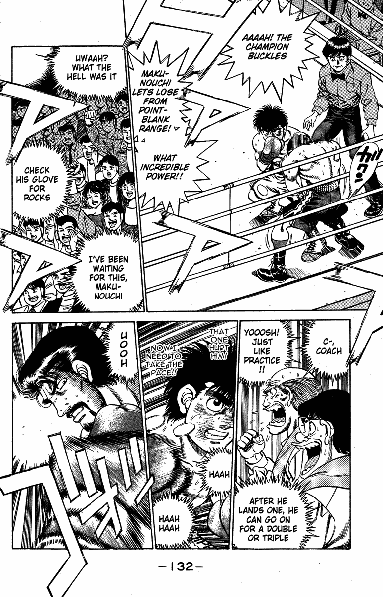 Hajime no Ippo Chapter 185.2 page 12 - Chapter 185 v2 : Explosion from Point-blank Range