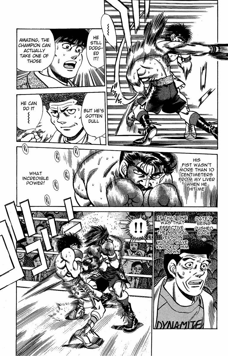 Hajime no Ippo Chapter 185.2 page 13 - Chapter 185 v2 : Explosion from Point-blank Range