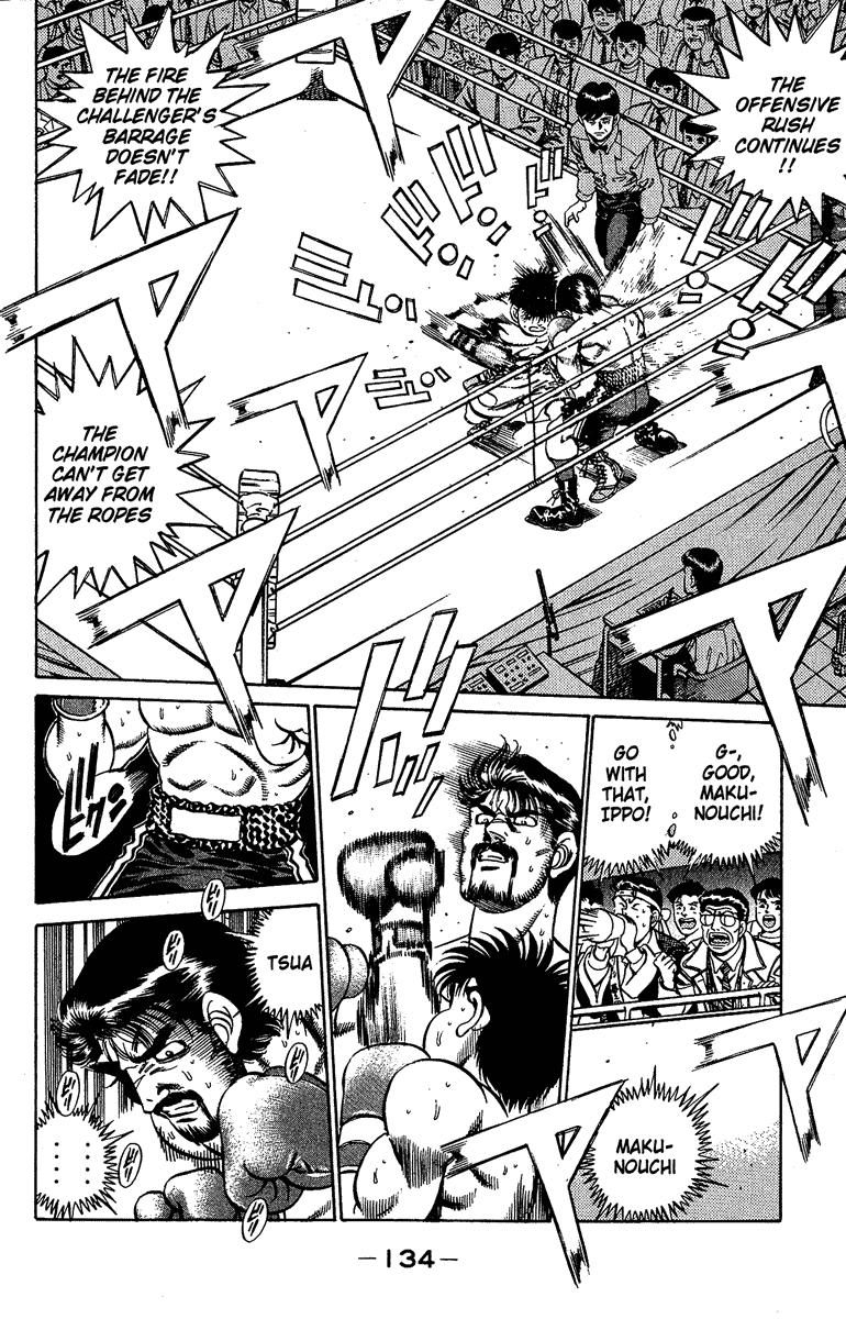 Hajime no Ippo Chapter 185.2 page 14 - Chapter 185 v2 : Explosion from Point-blank Range