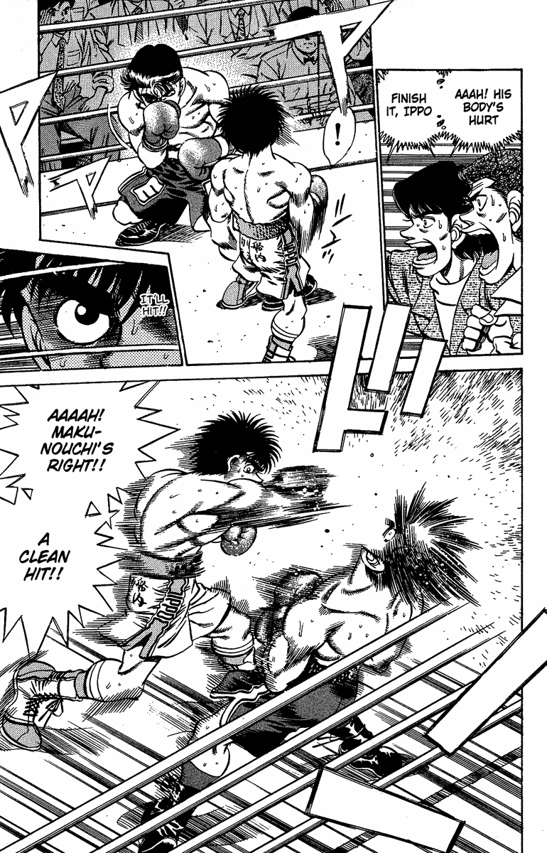 Hajime no Ippo Chapter 185.2 page 15 - Chapter 185 v2 : Explosion from Point-blank Range