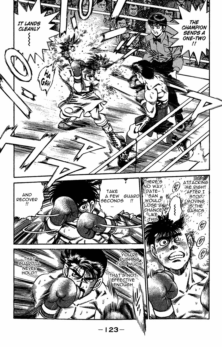 Hajime no Ippo Chapter 185.2 page 3 - Chapter 185 v2 : Explosion from Point-blank Range