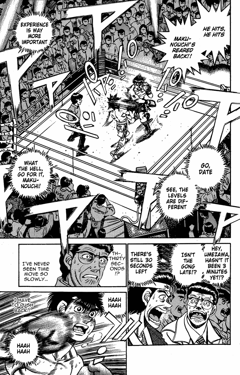 Hajime no Ippo Chapter 185.2 page 5 - Chapter 185 v2 : Explosion from Point-blank Range