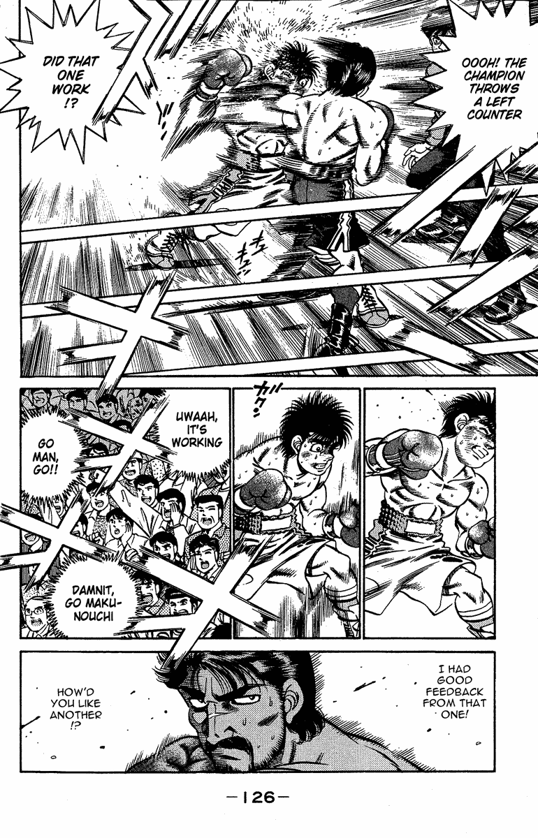 Hajime no Ippo Chapter 185.2 page 6 - Chapter 185 v2 : Explosion from Point-blank Range
