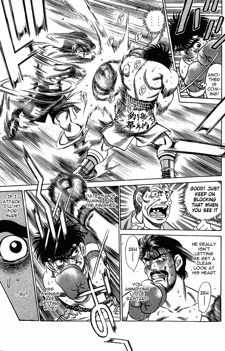 Hajime no Ippo Chapter 190.2 page 9 - Chapter 190 v2 : Angry God