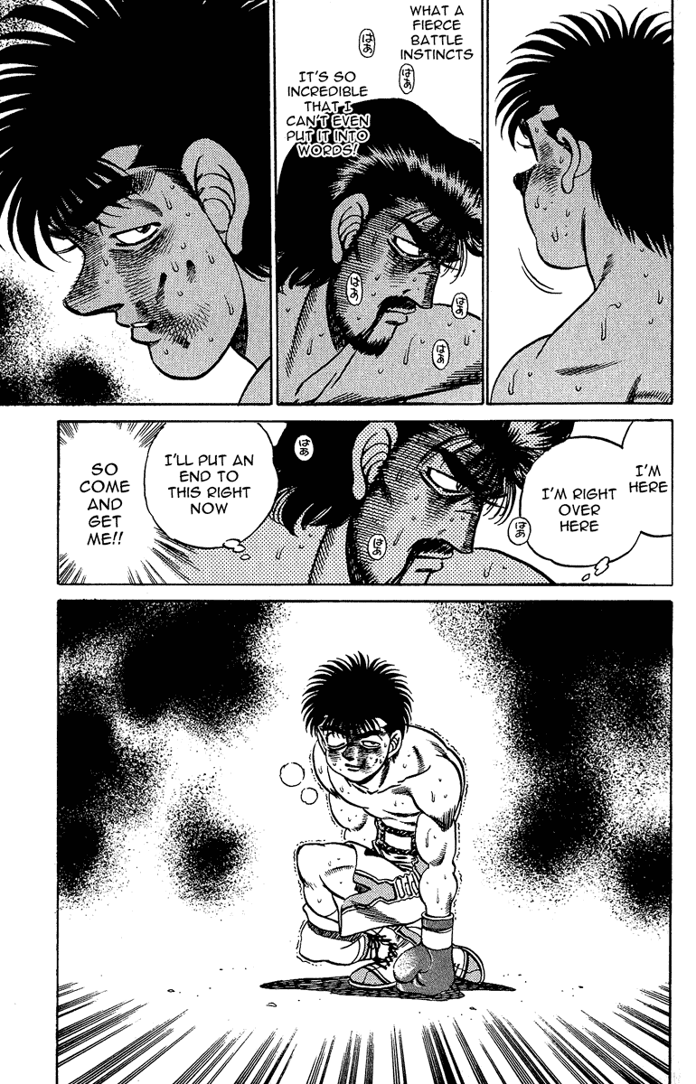 Hajime no Ippo Chapter 192.2 page 17 - Chapter 192 v2 : What Is Searched for in the Ring