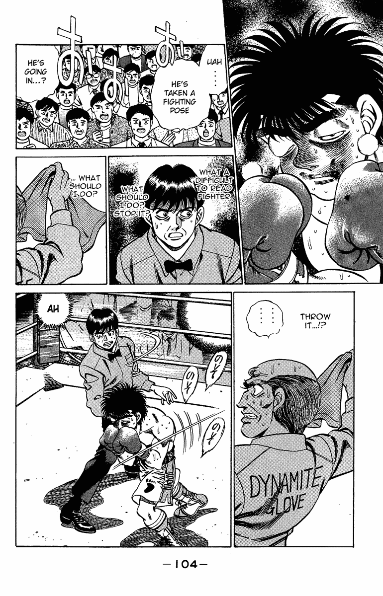 Hajime no Ippo Chapter 193 page 4 - Chapter 193 v2 : Prohibited Finishing Blow