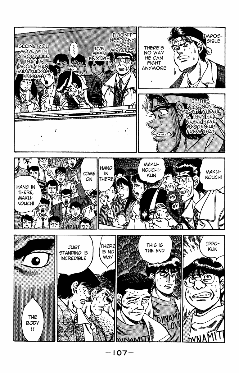 Hajime no Ippo Chapter 193 page 7 - Chapter 193 v2 : Prohibited Finishing Blow