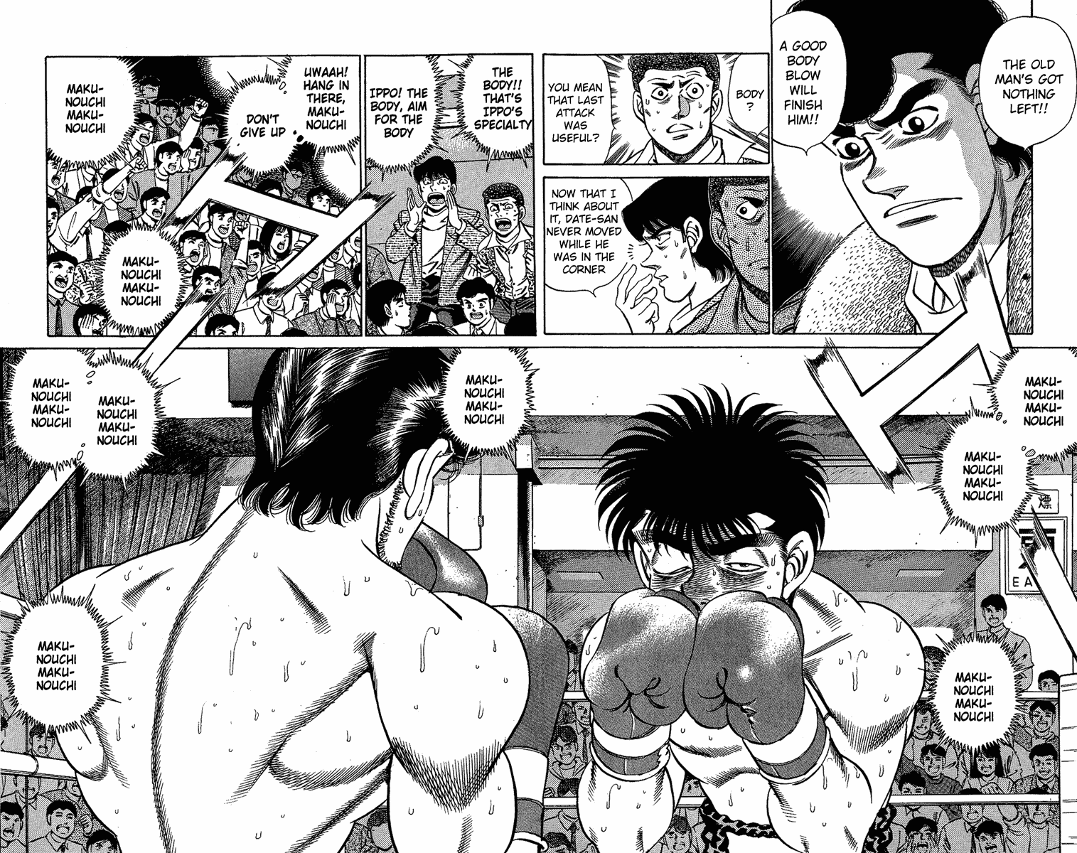 Hajime no Ippo Chapter 193 page 8 - Chapter 193 v2 : Prohibited Finishing Blow