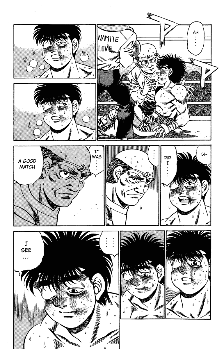 Hajime no Ippo Chapter 194.2 page 13 - Chapter 194 v2 : 5R 2 Minutes 32 Seconds